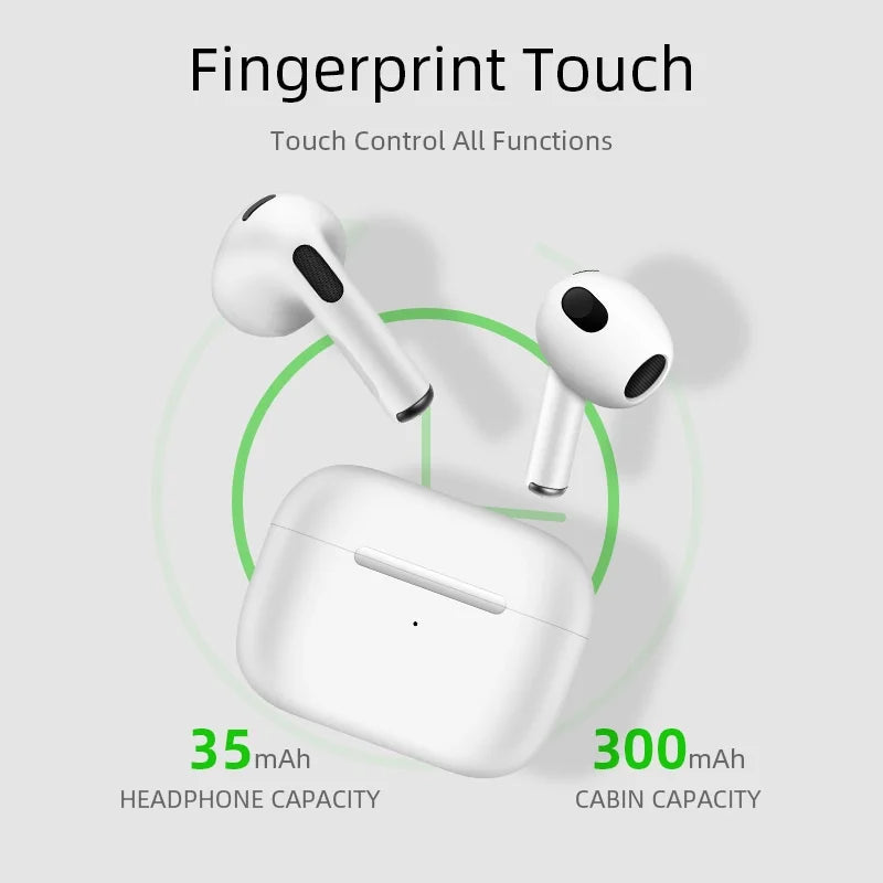 Auscultadores sem fios Pro4 TWS originais, compatível com Bluetooth 5.3, fone de ouvido com microfone, fones de ouvido   4.2   62 avaliações   ౹   900+ vendidos