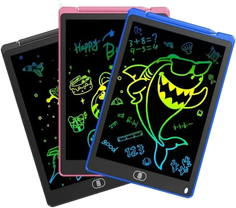 Tablet Lousa Digital Infantil LCD "8.5,10,12” com Caneta - Tablet para Desenho, Escrita e Estudo (Cores Sortidas).          3 avaliações   ౹   34 vendidos