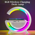 Carregador sem fio multifuncional Stand Pad com Speaker TF RGB Night Light Estação de carregamento rápido para iPhone 11 12 13 1                         31 avaliações   ౹   339 vendidos