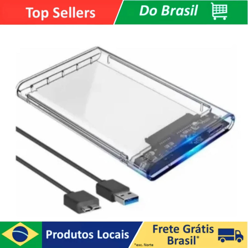 Case Hd Externo 2.5 Notebook Usb 3.0 Ps4, Xbox, Pc                            12 avaliações   ౹   356 vendidos