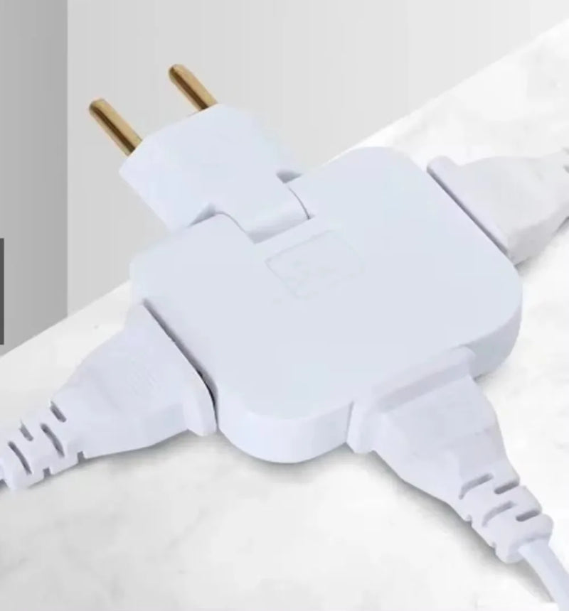 Multi-Plug Adaptador de saída sem fio Slim, soquete rotativo de 180 graus, conversor de extensão UE, soquetes de viagem, 3-em-1   3.8   5 avaliações   ౹   65 vendidos