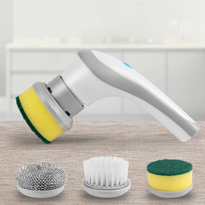 Escova de Limpeza Elétrica Rotativa, Recarregável, Multifunções, Eletrônica, Cozinha, Banheiro, Limpador de Janelas, 3 em 1   3.8   4 avaliações   ౹   16 vendidos cor: Branco
