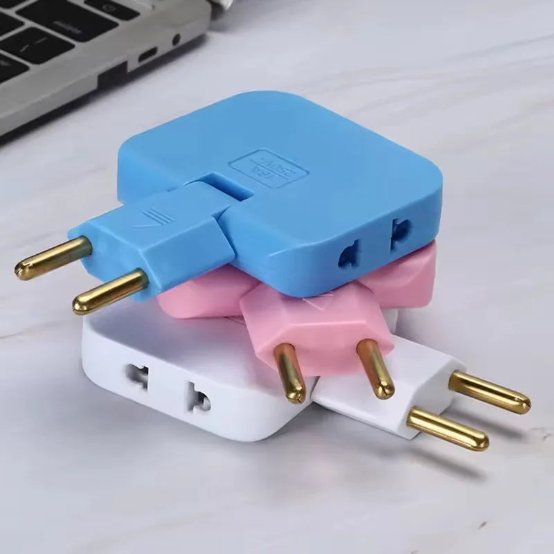 Multi-Plug Adaptador de saída sem fio Slim, soquete rotativo de 180 graus, conversor de extensão UE, soquetes de viagem, 3-em-1   3.8   5 avaliações   ౹   65 vendidos