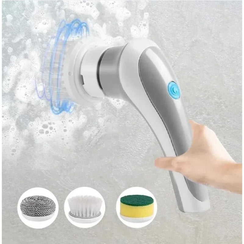Escova de Limpeza Elétrica Rotativa, Recarregável, Multifunções, Eletrônica, Cozinha, Banheiro, Limpador de Janelas, 3 em 1   3.8   4 avaliações   ౹   16 vendidos cor: Branco