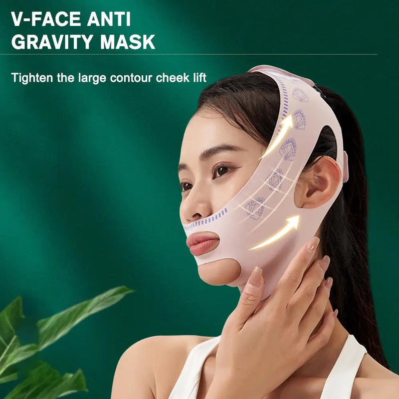 Emagrecimento Bandagem para Bochecha do queixo, modelador em V, lifting da linha V Máscara, Lifting facial, Anti Rugas Strap Band, Máscara de dormir, Beleza Saúde