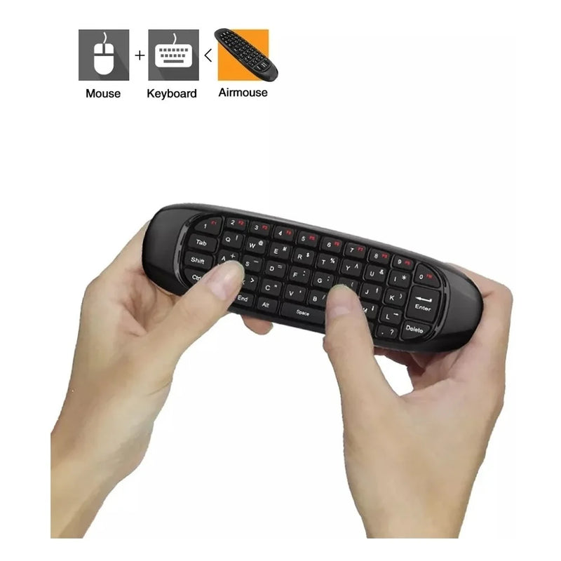 Controle Air Mouse Mini Keyboard Smart Tv, Vídeo Game Pc  Tv box                        4.7   3 avaliações   ౹  156 vendidos