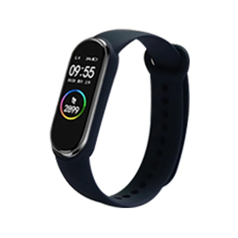 M6 relógio inteligente de esportes de fitness, pulseira multifunções, frequência cardíaca, monitor de pressão arterial, step music, monitoramento do sono.                  16 avaliações   ౹   162 vendidos