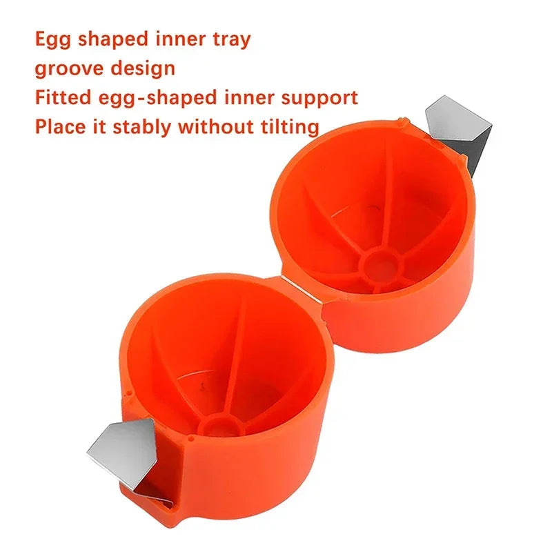 Separador de casca de ovo de aço inoxidável, abertura conveniente, descascador de ovos, cozinha e uso doméstico, ferramenta auxiliar para descascar ﻿   4.2   99 avaliações   ౹   500+ vendidos