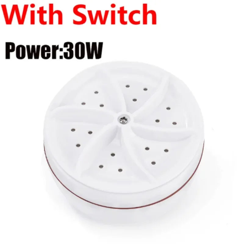 Mini lavadora ultra-sônica Turbo para roupas de bebê, lavadora portátil, alta potência, USB, roupa íntima, meias, negócios, viag   3.3   10 avaliações   ౹   33 vendidos