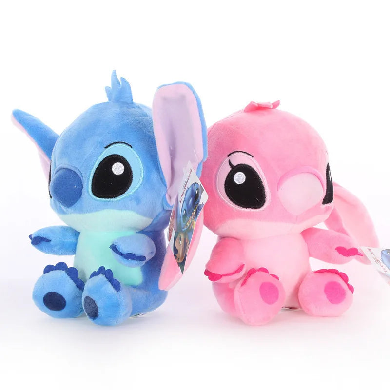 4/8 polegada disney dos desenhos animados azul rosa ponto bonecas de pelúcia anime brinquedos lilo e ponto stich brinquedos de pelúcia presentes de natal para crianças   4.8   170 avaliações   ౹   1.000+ vendidos