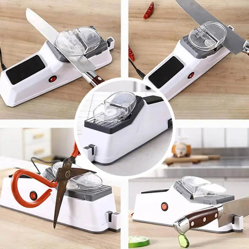 Multifuncional Electric Máquina de afiar facas, cozinha Gadget para 5 segundos rápido afiação e polimento        469 avaliações   ౹   1.000+ vendidos