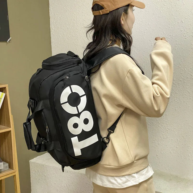 Mochila de Treino Desportivo Multifuncional, Separação por Molhe Seco, Mala de Viagem, Posição Independente do Sapato, Ombro, Fitness                  25 avaliações   ౹   83 vendidos