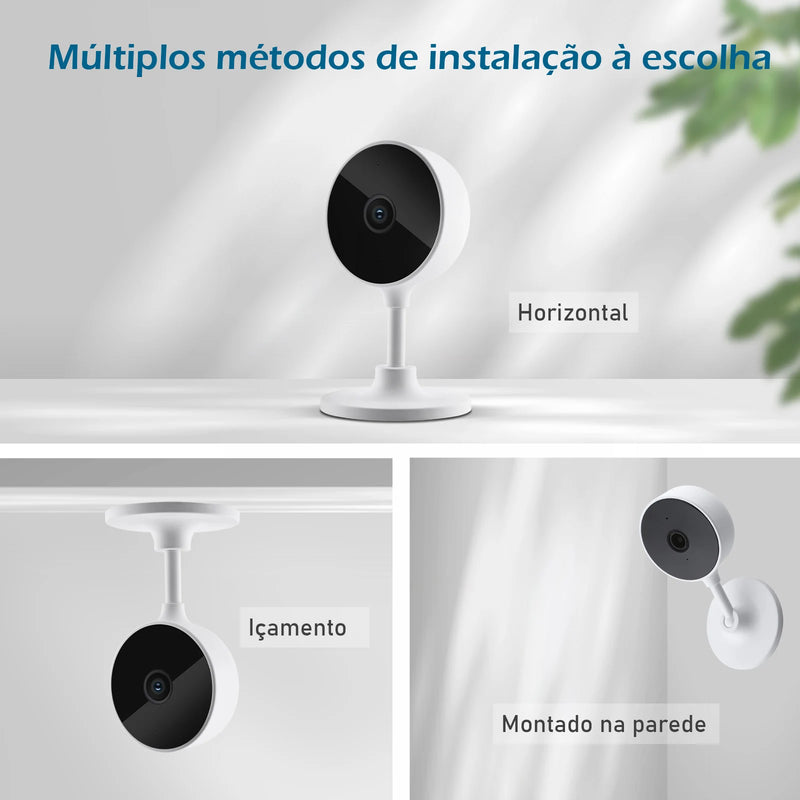 tuya，câmera de vigilância para casa，câmera segurança wi-fi，cameras vigilância wifi，monitor，baba eletrônica，visão noturna，webcam ,            43 avaliações   ౹   201 vendidos