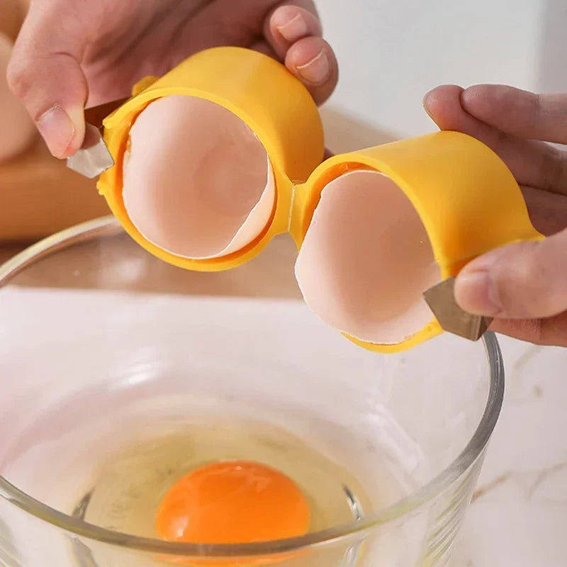 Separador de casca de ovo de aço inoxidável, abertura conveniente, descascador de ovos, cozinha e uso doméstico, ferramenta auxiliar para descascar ﻿   4.2   99 avaliações   ౹   500+ vendidos