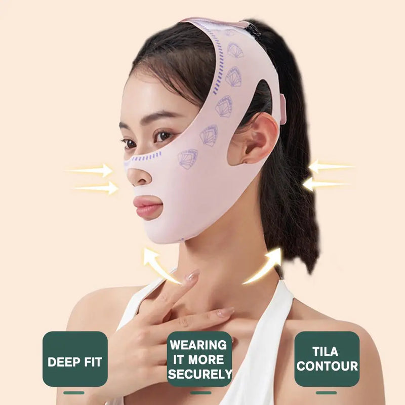 Emagrecimento Bandagem para Bochecha do queixo, modelador em V, lifting da linha V Máscara, Lifting facial, Anti Rugas Strap Band, Máscara de dormir, Beleza Saúde