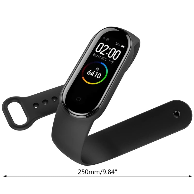 M6 relógio inteligente de esportes de fitness, pulseira multifunções, frequência cardíaca, monitor de pressão arterial, step music, monitoramento do sono.                  16 avaliações   ౹   162 vendidos