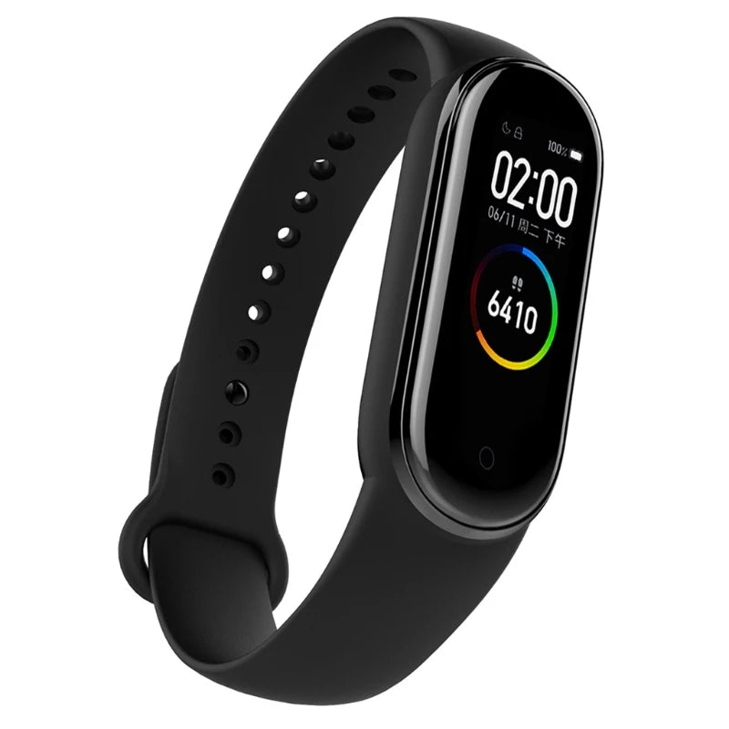 M6 relógio inteligente de esportes de fitness, pulseira multifunções, frequência cardíaca, monitor de pressão arterial, step music, monitoramento do sono.                  16 avaliações   ౹   162 vendidos