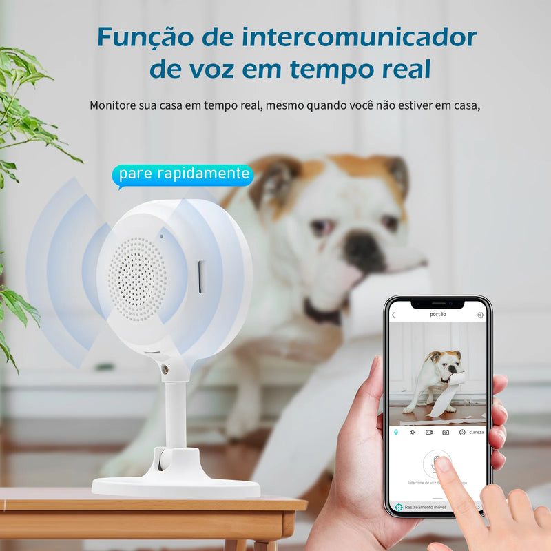 tuya，câmera de vigilância para casa，câmera segurança wi-fi，cameras vigilância wifi，monitor，baba eletrônica，visão noturna，webcam ,            43 avaliações   ౹   201 vendidos